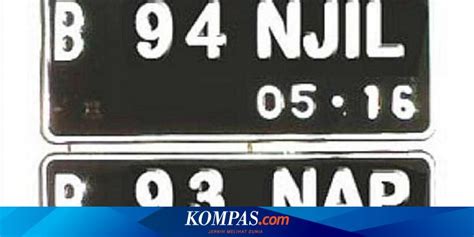 Bagaimana Menentukan Pelat Nomor Genap atau Ganjilnya .